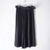 many pleats design glossy wide hakama pants