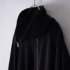 "首元超高めhideの如し" high neck sweat jacket