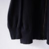 "首元超高めhideの如し" high neck sweat jacket
