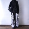 【Remake】"Docking Lace-Up" adidas × faded glory denim docking lace up wide baggy denim pants