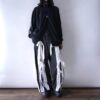 【Remake】"Docking Lace-Up" adidas × Lee denim docking lace up wide baggy denim pants