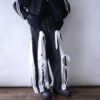 【Remake】"Docking Lace-Up" adidas × Lee denim docking lace up wide baggy denim pants