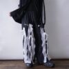 【Remake】"Docking Lace-Up" adidas × LANDS END denim docking lace up wide baggy denim pants