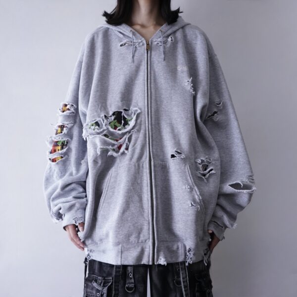 【Remake】"HUNTER×HUNTER ×ボロ" crush "OTAKU" custom parka