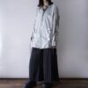 【Remake】"Lace-Up" pistàcchio green shirt