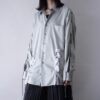【Remake】"Lace-Up" pistàcchio green shirt