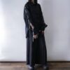 【Remake】"Lace-Up & China" black × red shirt