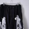 【Remake】"Docking Lace-Up" adidas × LANDS END denim docking lace up wide baggy denim pants