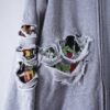 【Remake】"HUNTER×HUNTER ×ボロ" crush "OTAKU" custom parka