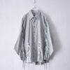 【Remake】"Lace-Up" pistàcchio green shirt