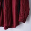 【Remake】"Lace-Up" burgundy shirt