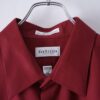 【Remake】"Lace-Up" burgundy shirt