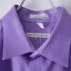 【Remake】"Lace-Up & Lace Docking" lavender purple shirt