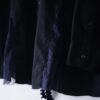 【Remake】"Lace-Up & Lace Docking" black shirt