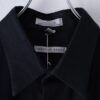 【Remake】"Lace-Up & Lace Docking" black shirt