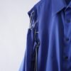 【Remake】"Lace-Up" beautiful blue shirt