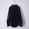 【Remake】"Lace-Up & China" multi code black shirt