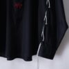【Remake】"Lace-Up & China" black × red shirt