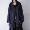 【NIKE】"超オーバーサイズな光沢黒と黒ジャージのコンビネーション技トラックジャケット"