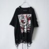【Remake】"アカメが斬る! × Crush Punk Custom" Print T-shirt