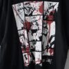 【Remake】"アカメが斬る! × Crush Punk Custom" Print T-shirt