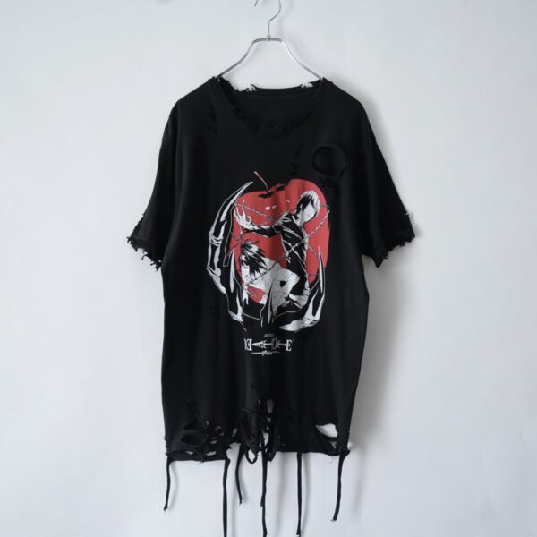 【Remake】"デスノート × Crush Custom" Print T-shirt