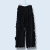 "ヒダパンツ界の最上級” multi frill wide pants
