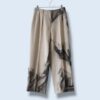 【Remake】"水墨画" wide camel slacks