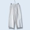 "純白ワイドで在らんことを…" pure white baggy wide pants