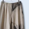 【Remake】"水墨画" wide camel slacks