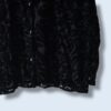 【送料無料】floral black velours × see-through shirt