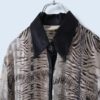 【送料無料】tape & animal pattern see-through shirt