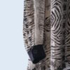 【送料無料】tape & animal pattern see-through shirt