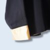 【送料無料】black × gold dragoon embroidery China shirt