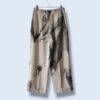 【Remake】"水墨画" wide camel slacks