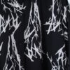 【送料無料】black × white pattern shirt