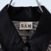 【送料無料】tape & animal pattern see-through shirt