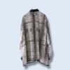 【送料無料】tape & animal pattern see-through shirt