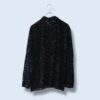 【送料無料】floral black velours × see-through shirt