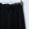 "プリーツタイプのシースルーレイヤー" wide hakama pants