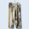 【Remake】 "水墨画" yellow body super wide slacks