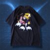 "デイダラリャンメン / NARUTO" double side print tee