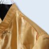 【送料無料】black × gold dragoon embroidery China shirt