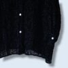 【送料無料】mini arabesque pattern velours × see-through shirt