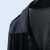 【送料無料】satin × see-through shirt