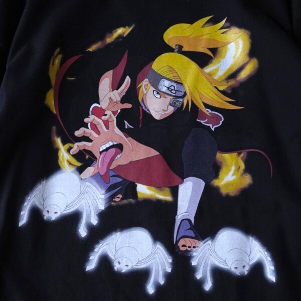 "デイダラリャンメン / NARUTO" double side print tee
