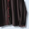 【送料無料】brown × orange China shirt