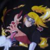 "デイダラリャンメン / NARUTO" double side print tee