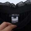 "プリーツタイプのシースルーレイヤー" wide hakama pants