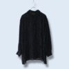 【送料無料】mini arabesque pattern velours × see-through shirt